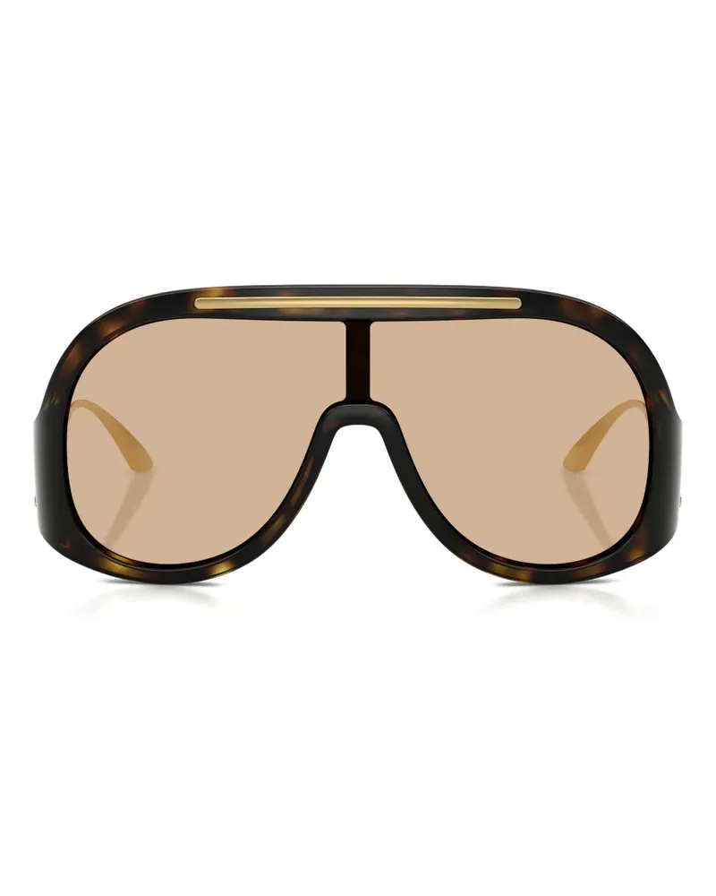 Dolce & Gabbana Sonnenbrille in Schildpattoptik - Braun Braun