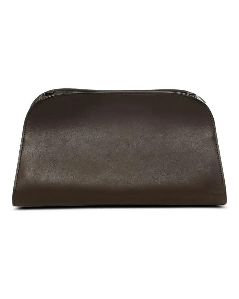 The Row Peggy clutch bag - Braun Braun