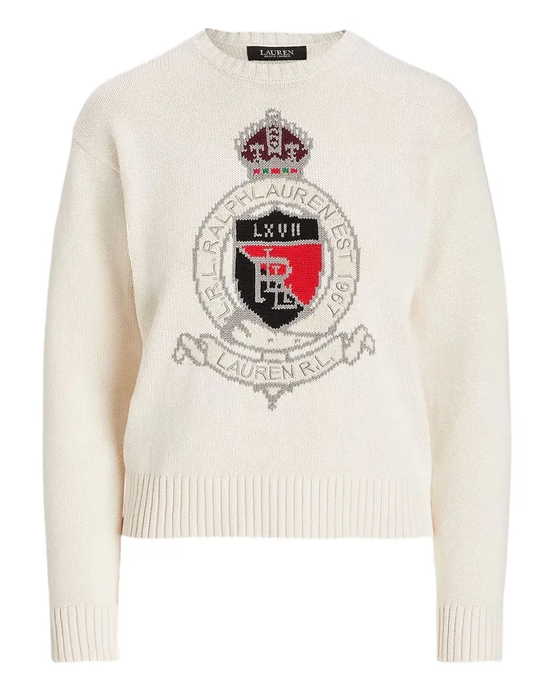Ralph Lauren embroidered logo sweater - Nude Nude