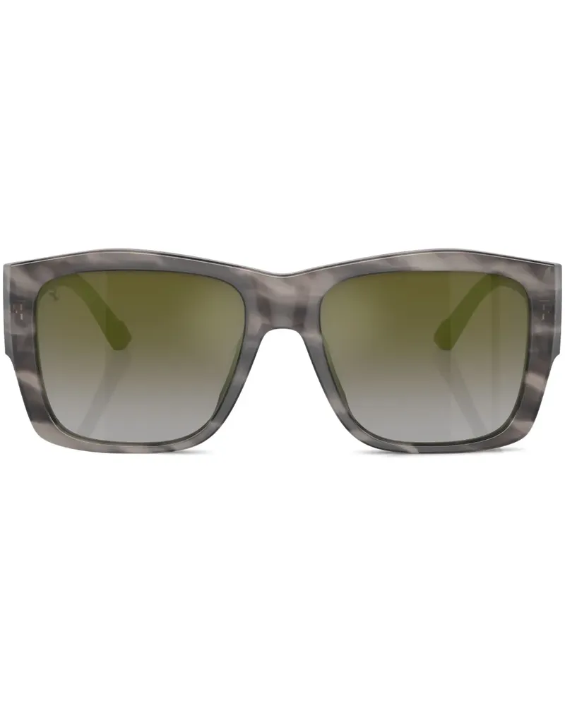 Ferrari Sonnenbrille mit eckigem Gestell - Grau Grau