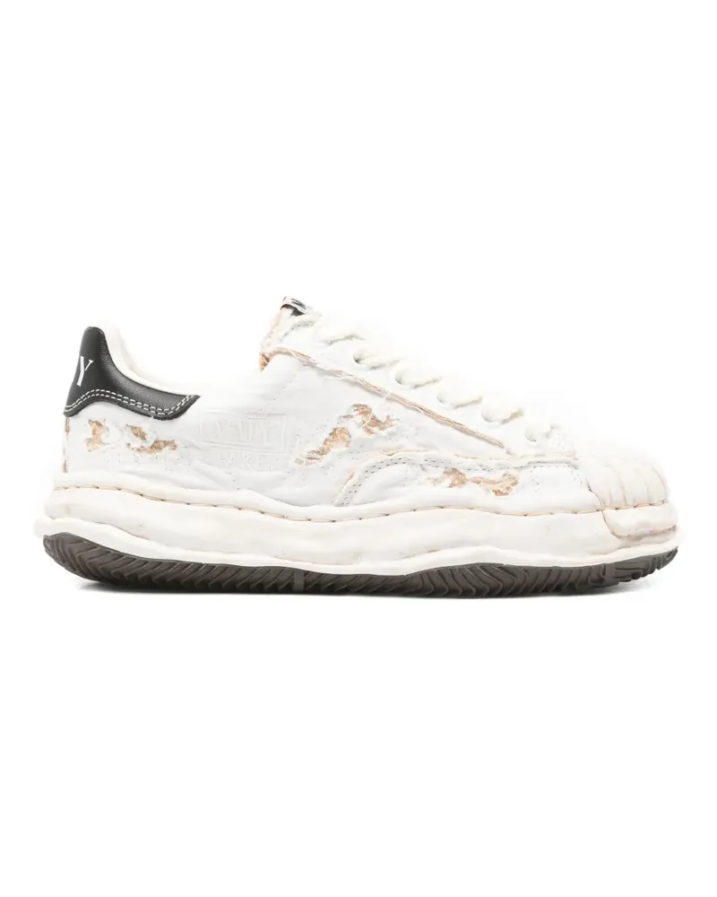 MIHARAYASUHIRO Blakey distressed sneakers - Weiß Weiß