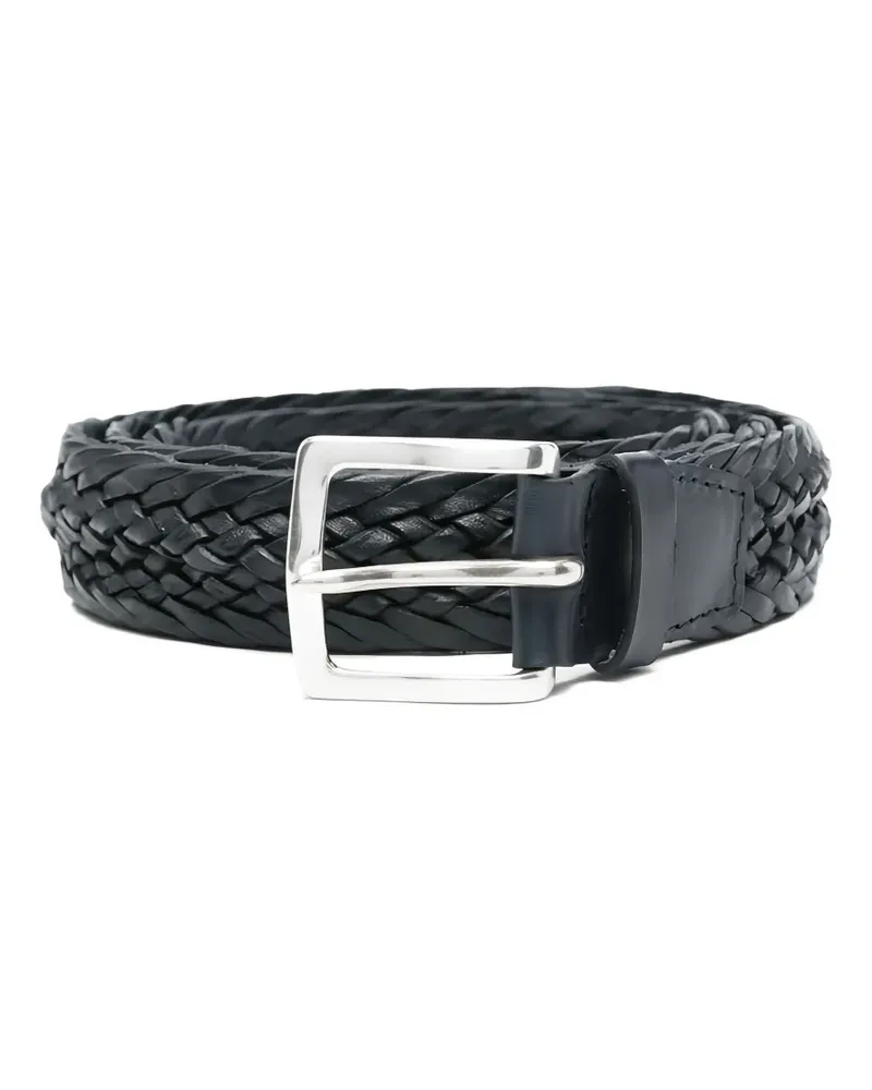 Orciani braided leather belt - Blau Blau