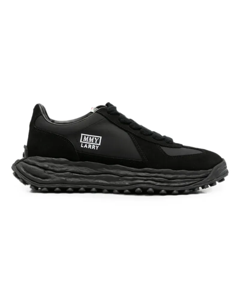 MIHARAYASUHIRO Larry Sneakers mit Einsätzen - Schwarz Schwarz