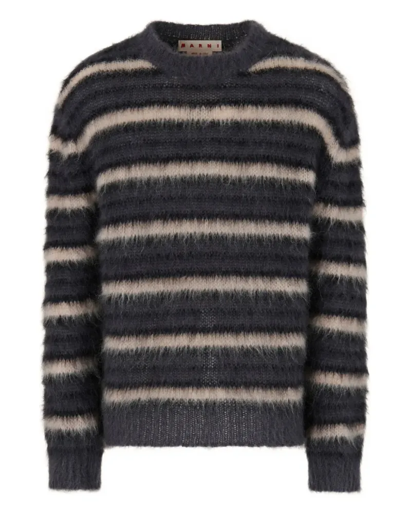 Marni Gestreifter Pullover - RGN77 ANTIQUE SILVER Rgn77