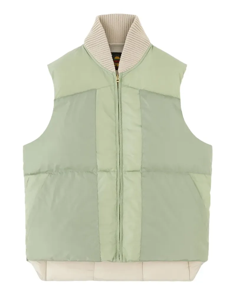 Fortela quilted-pattern gilet - Grün Grün