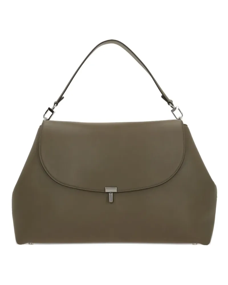 Totême Schultertasche mit Klappe - Grün Grün