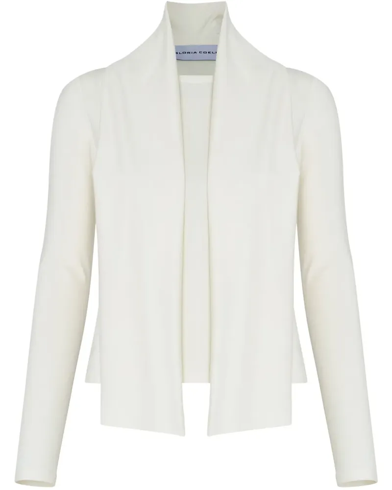 Gloria Coelho Pullover mit Schaldetail - Weiß Weiß