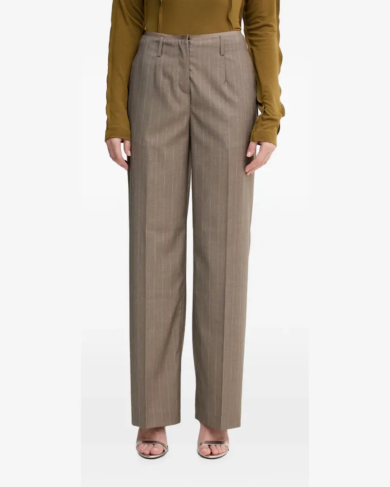Sisley Klassische Hose mit Nadelstreifen - Braun Braun