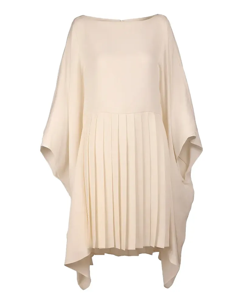 Valentino Garavani pleated asymmetric dress - Nude Nude