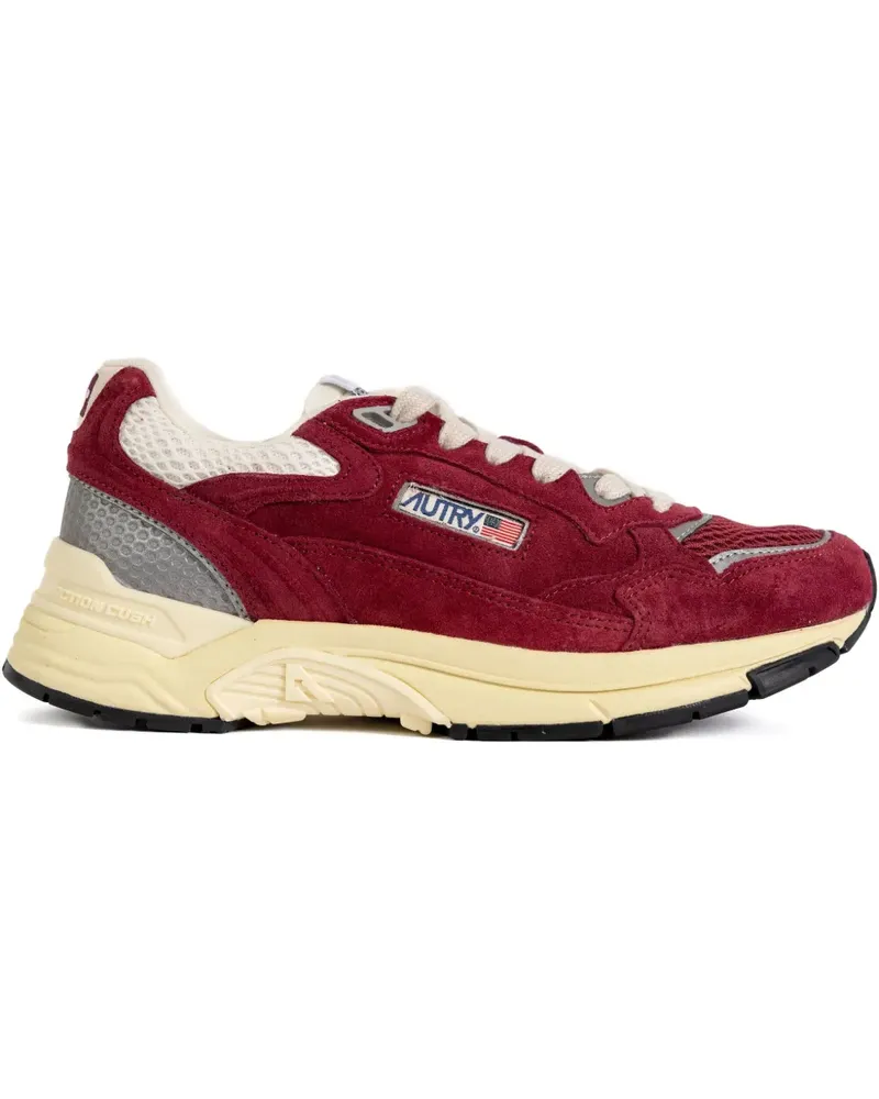 AUTRY Sneakers mit Mesh-Obermaterial aus Wildleder - Rot Rot