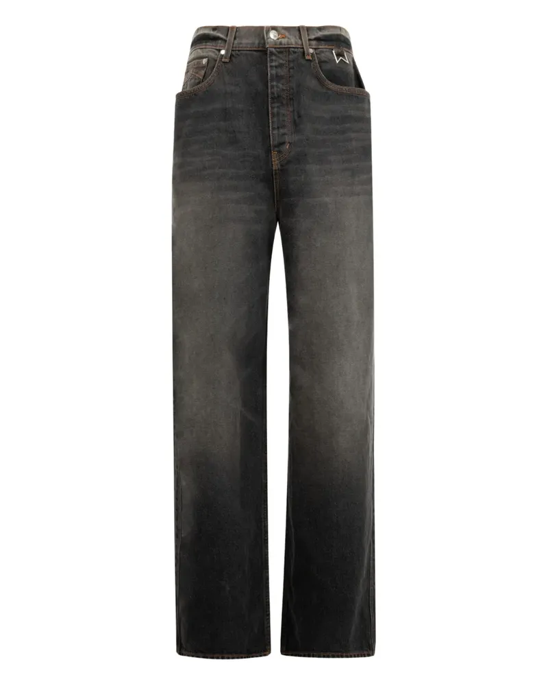 RHUDE Jeans mit Tragefalten - Grau Grau
