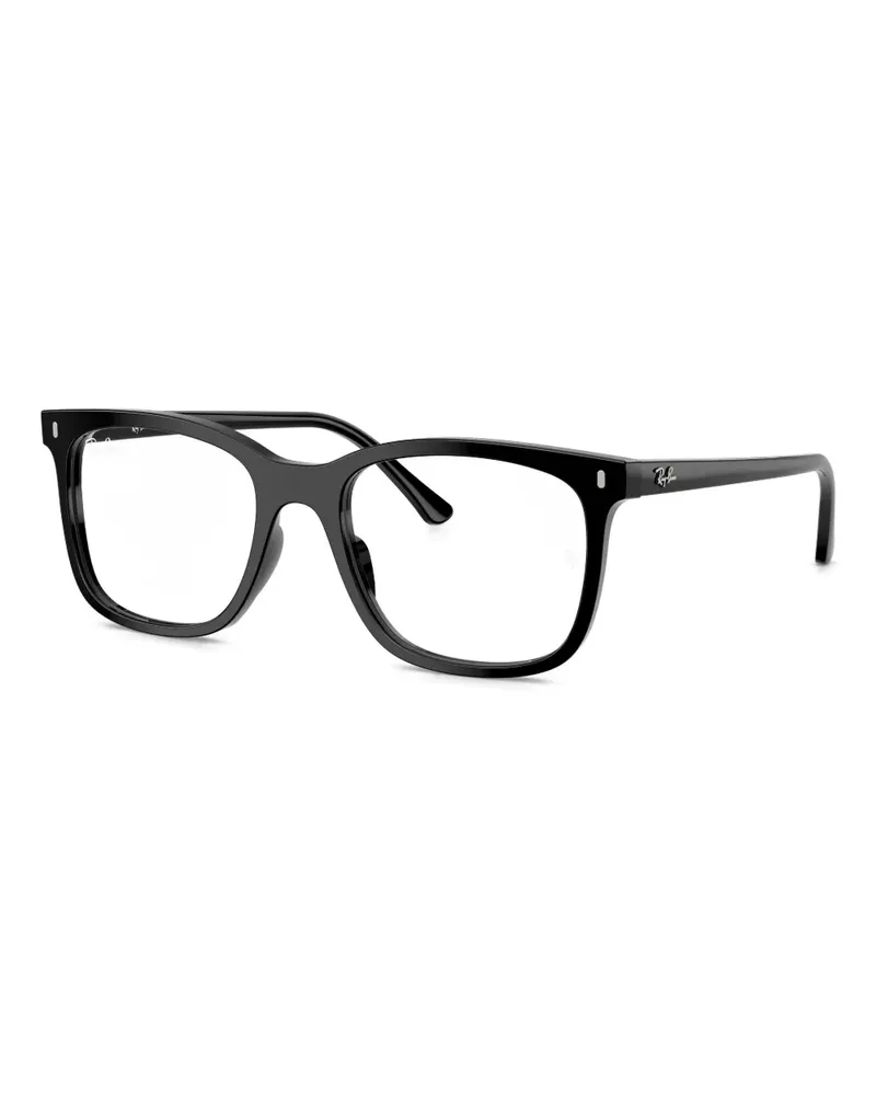 Ray Ban Brille mit eckigem Gestell - Schwarz Schwarz