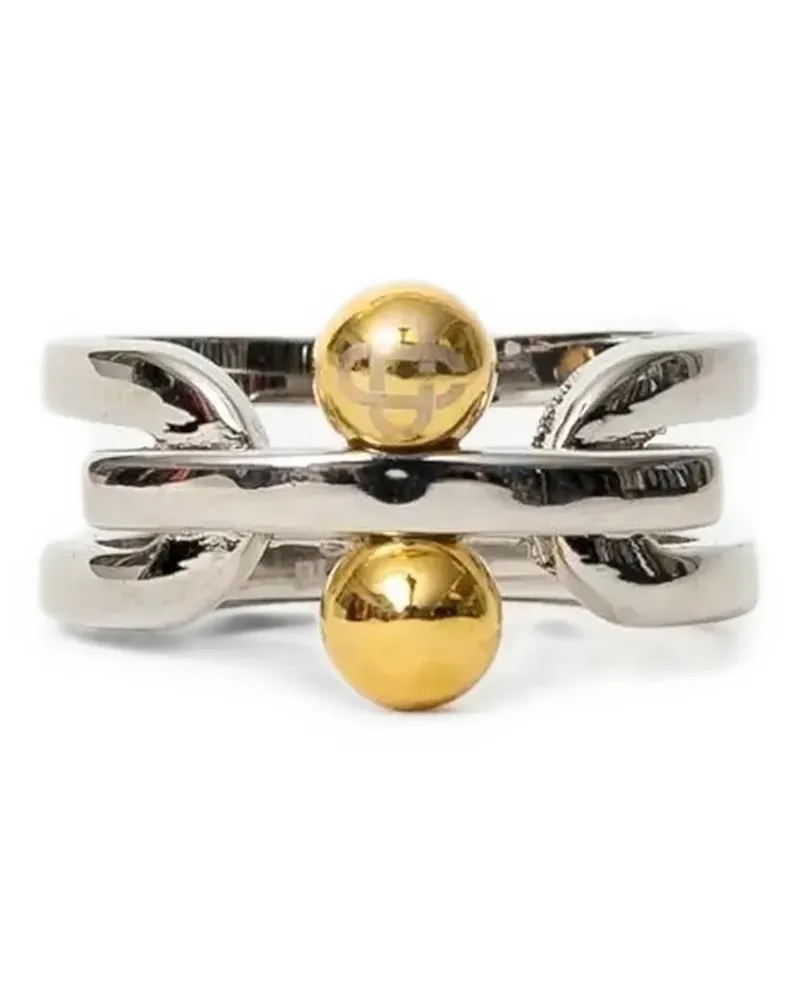 Casablanca Paris Skulpturaler C Link Ring - Gold Gold
