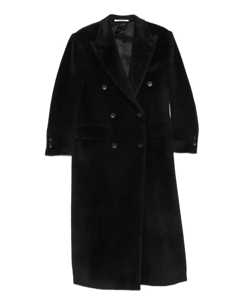 Tagliatore Einreihiger Mantel - Schwarz Schwarz