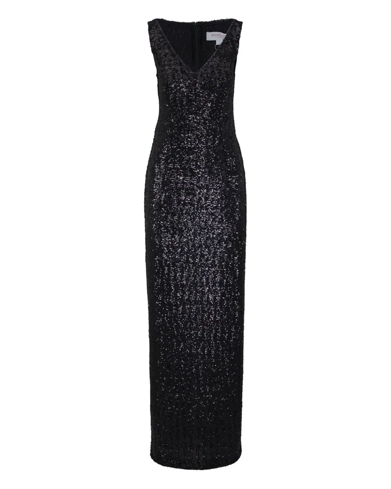 Michael Kors Abendkleid mit Pailletten - Schwarz Schwarz