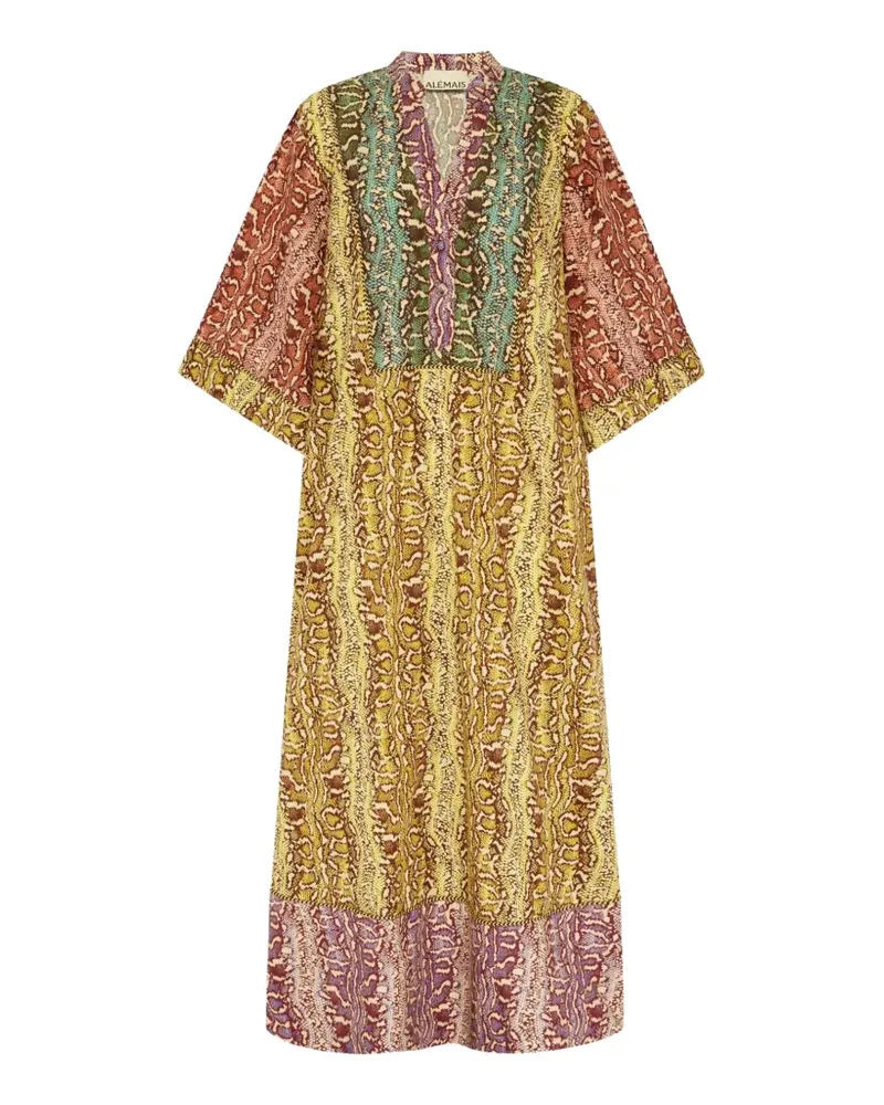 ALEMAIS Varna midi dress - Gelb Gelb