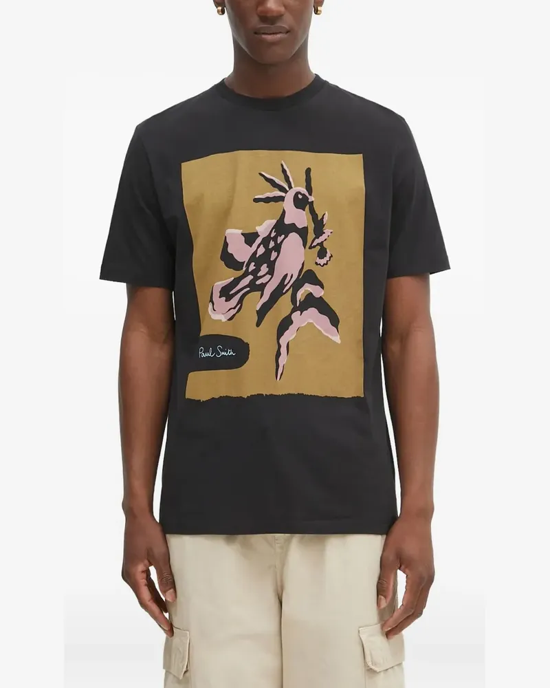 Paul Smith T-Shirt mit grafischem Print - Schwarz Schwarz