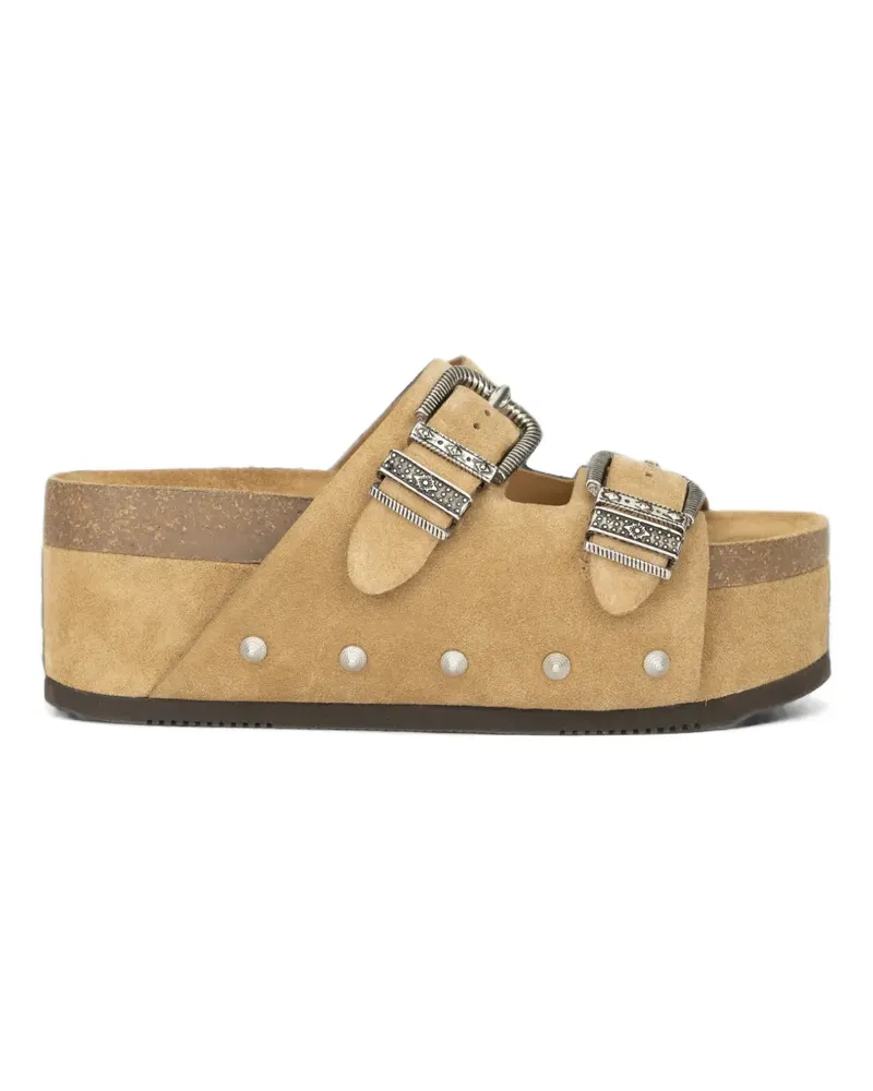 ash Flache Mystic Sandalen - Nude Nude