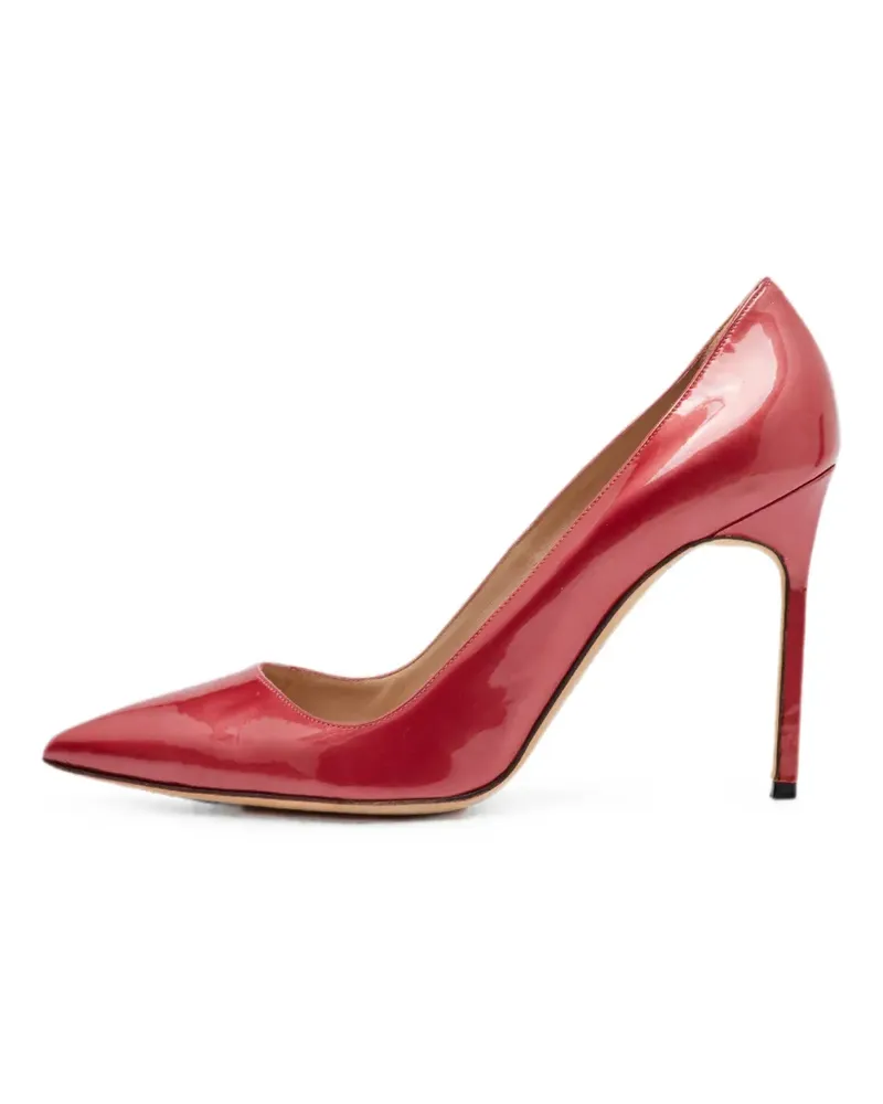 Manolo Blahnik BB pointed-toe heeled pumps - Rot Rot