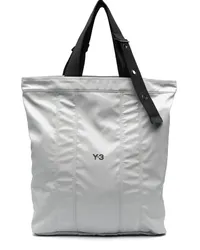 Y-3 Shopper mit Logo-Print Grau