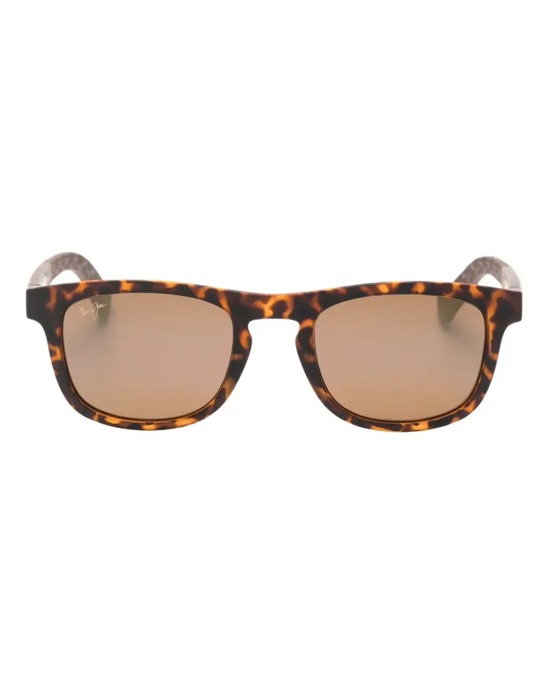 Maui Jim Aliali square-frame sunglasses - Braun Braun