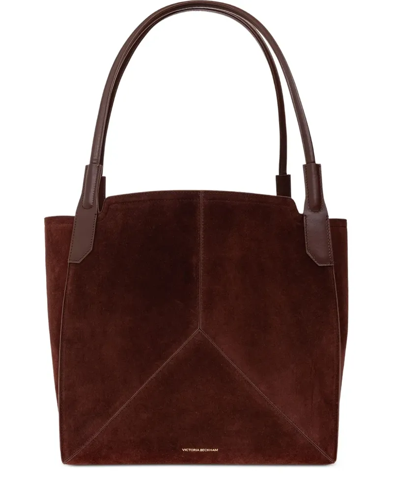 Victoria Beckham Shopper aus Leder - Braun Braun