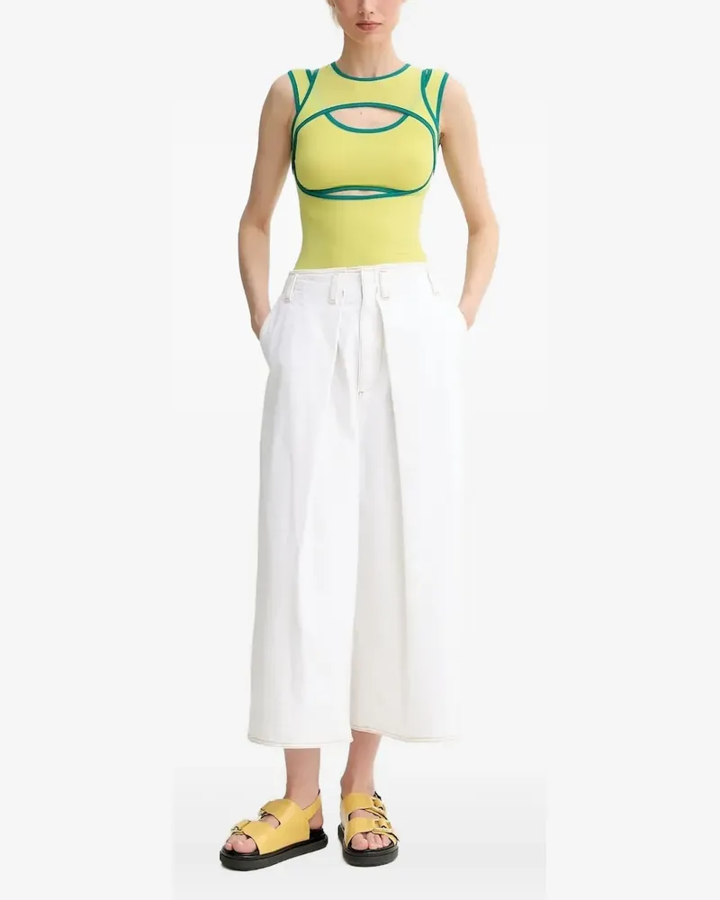 SUNNEI Top mit Cut-Out - Gelb Gelb