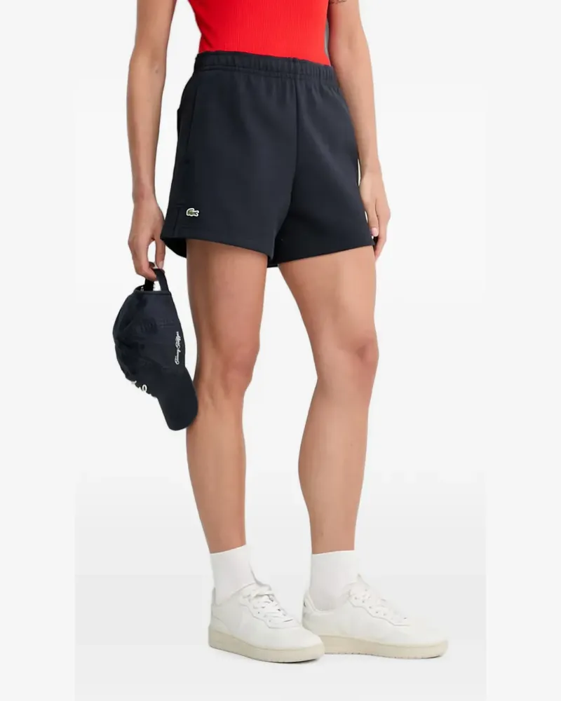 Lacoste logo-patch mini shorts - Blau Blau