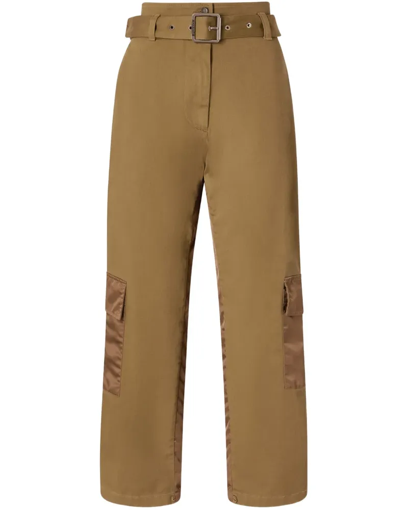 Pinko Hose mit Gürtel - Braun Braun