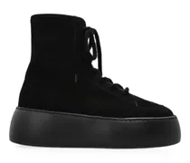 Vibe Lowboot Plateau-Stiefeletten - Schwarz