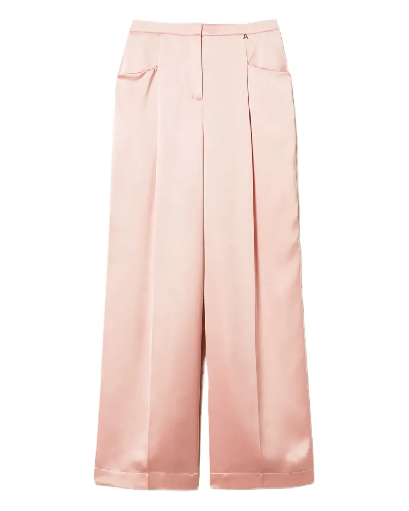 Twin-Set Hose mit Falten - Rosa Rosa