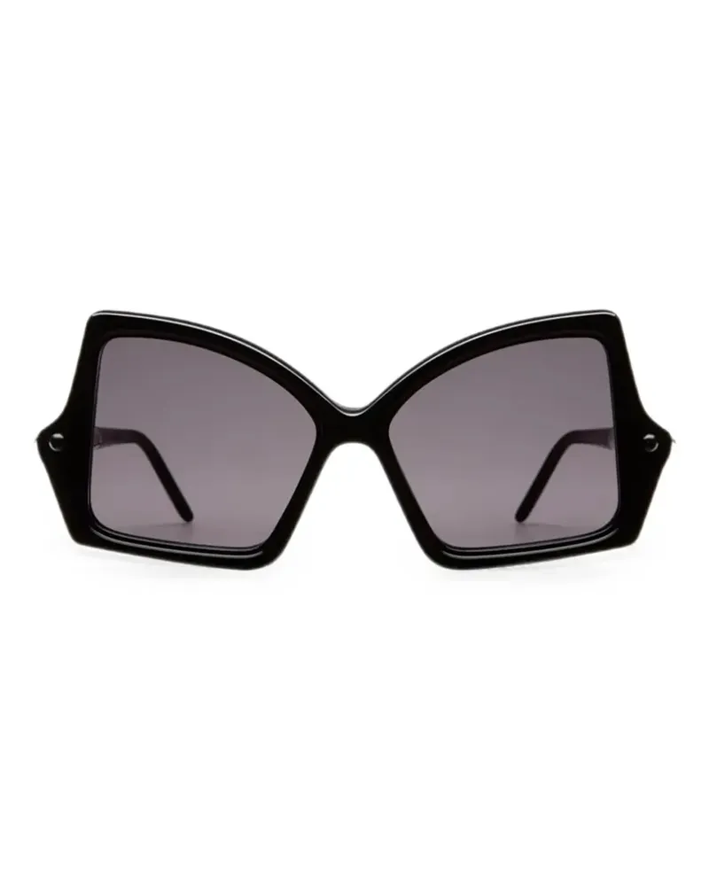 KUBORAUM geometric-frame sunglasses - Schwarz Schwarz