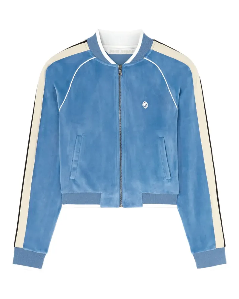Palm Angels Oval Palm Sportjacke - Blau Blau
