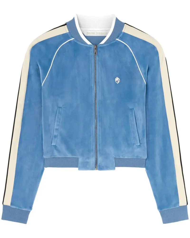 Palm Angels Oval Palm Sportjacke - Blau Blau