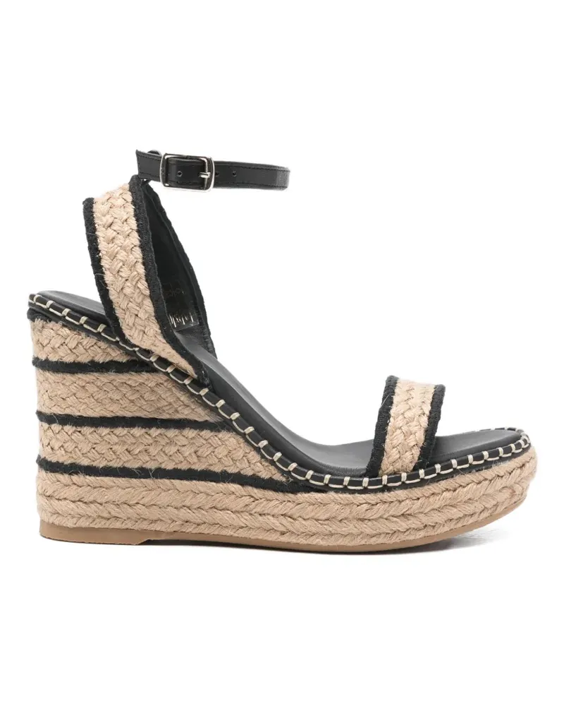 Castañer ankle strap platform espadrilles - Nude Nude