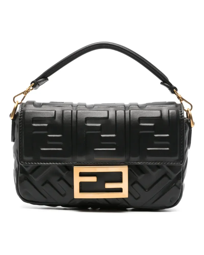 Fendi Baguette Mini-Tasche - Schwarz Schwarz