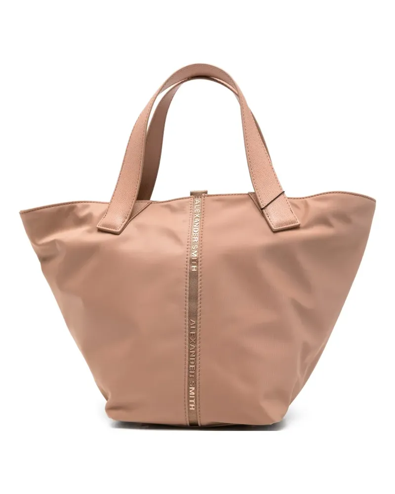 Alexander Smith medium Lauren logo tote bag - Nude Nude