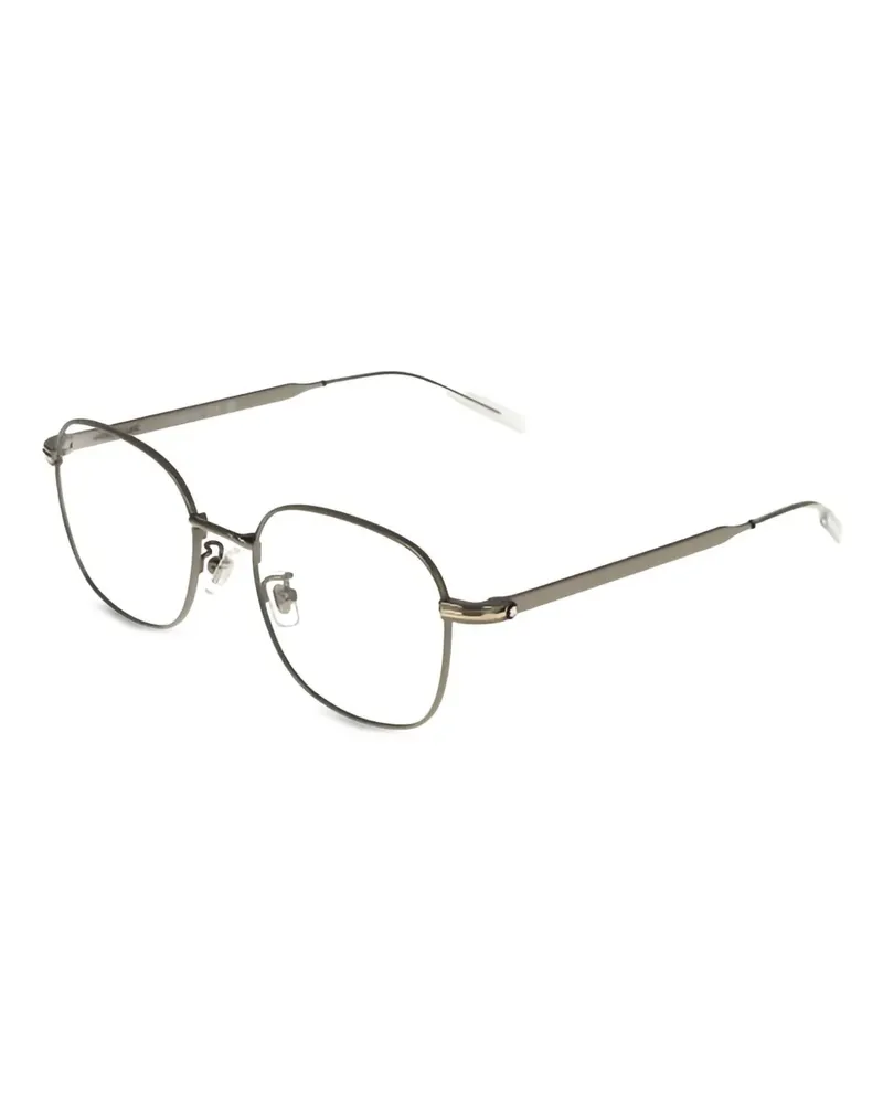 Montblanc Brille mit eckigem Gestell - Grau Grau