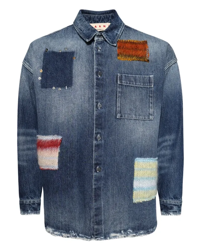 Marni Hemd aus Baumwoll-Denim - Blau Blau