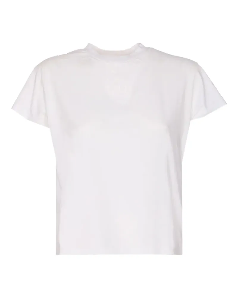 Maison Margiela T-Shirt mit Stickerei - Weiß Weiß