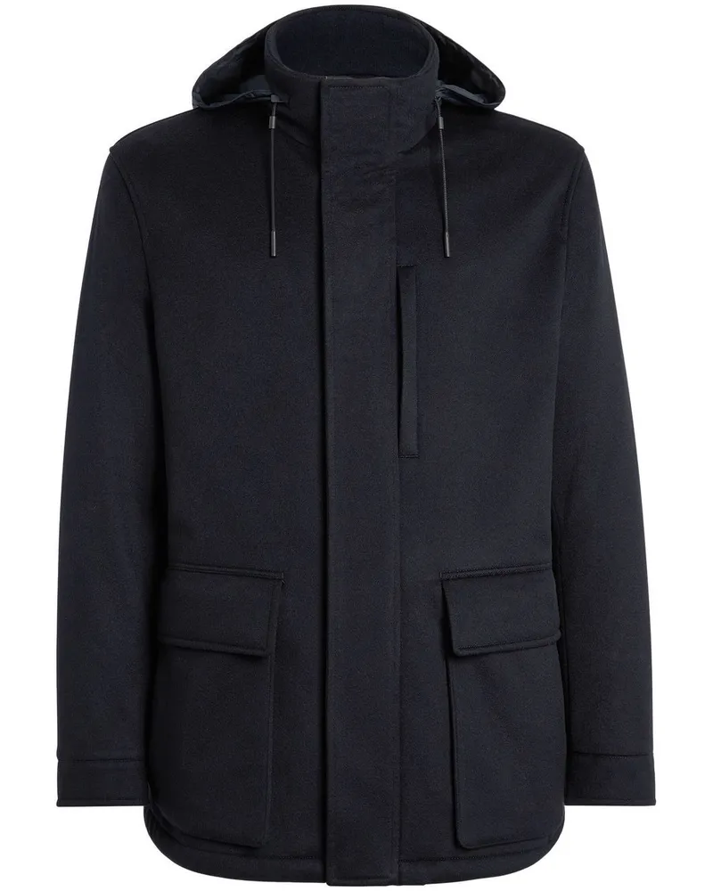 Ermenegildo Zegna Elements Vetta Oasi Jacke aus Kaschmir - Blau Blau