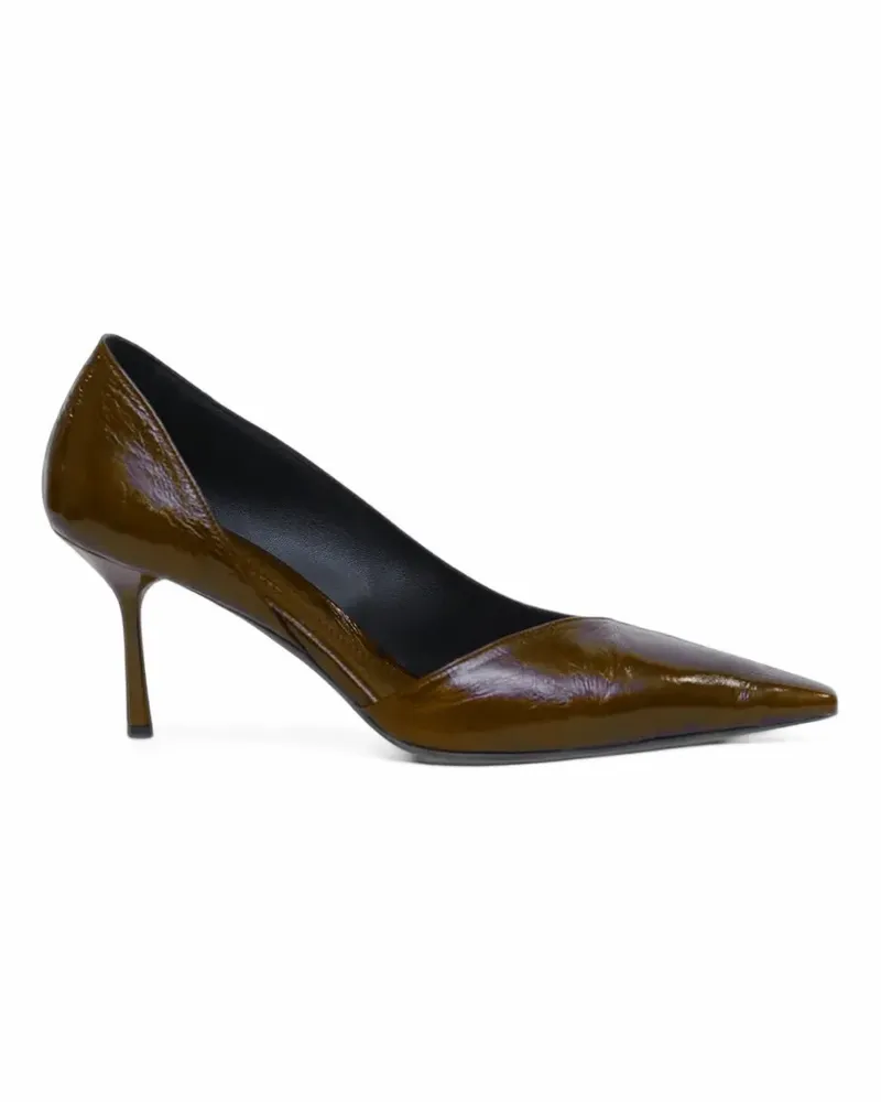 Christopher Esber Max patent-leather heeled pumps - Grün Grün