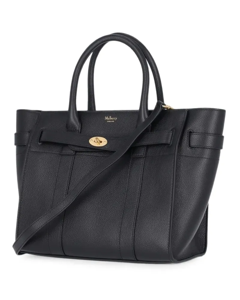 Mulberry Bayswater small grained tote bag - Schwarz Schwarz