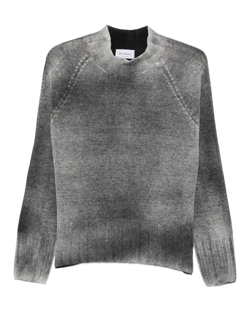 Arovescio Langärmeliger Pullover mit Farbverlauf-Optik - Grau Grau