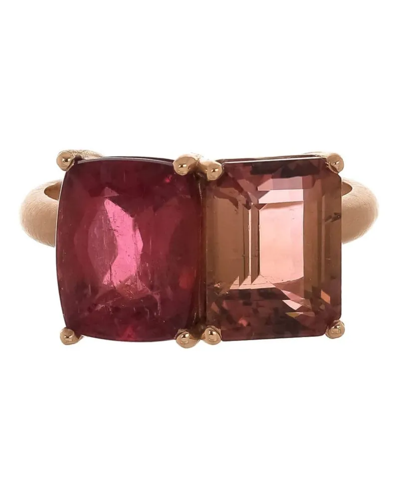 Irene Neuwirth 18kt One-Of-A-Kind Rotgoldring mit Turmalin - Rosa Rosa
