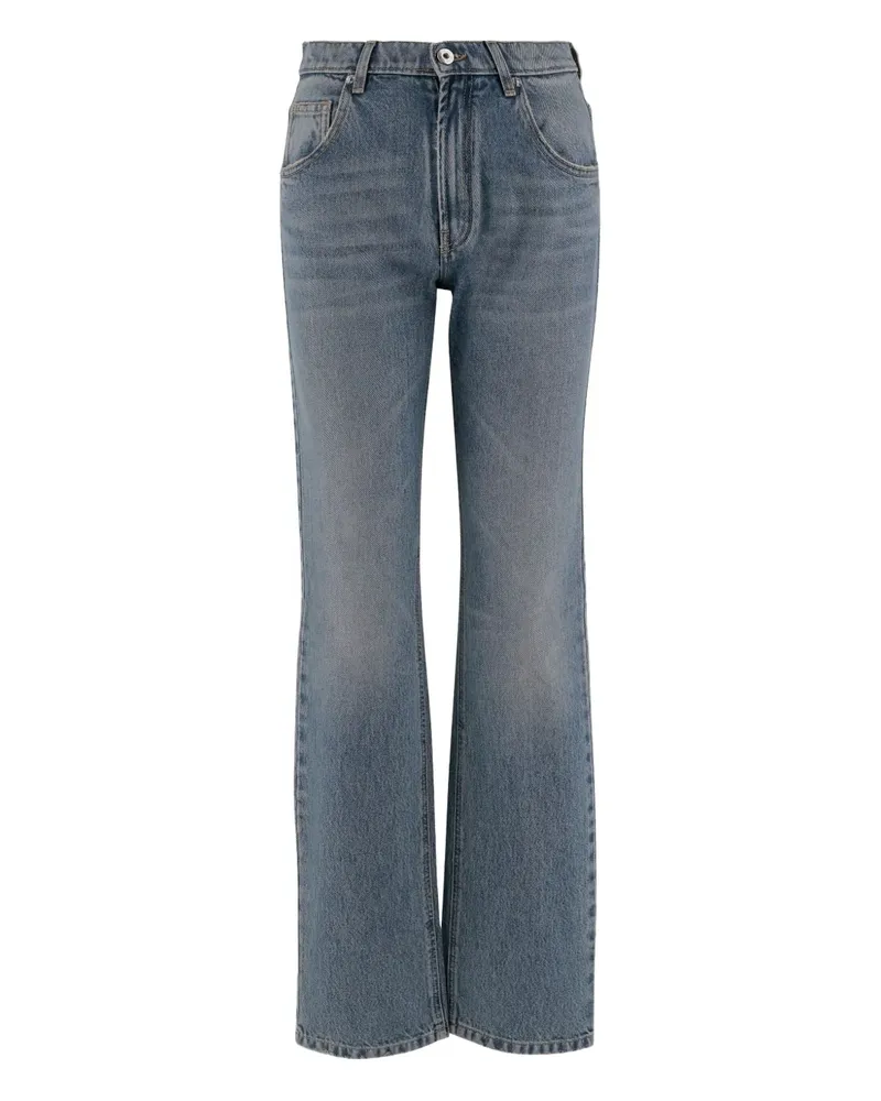 Blumarine Jeans mit Logo-Print - Blau Blau