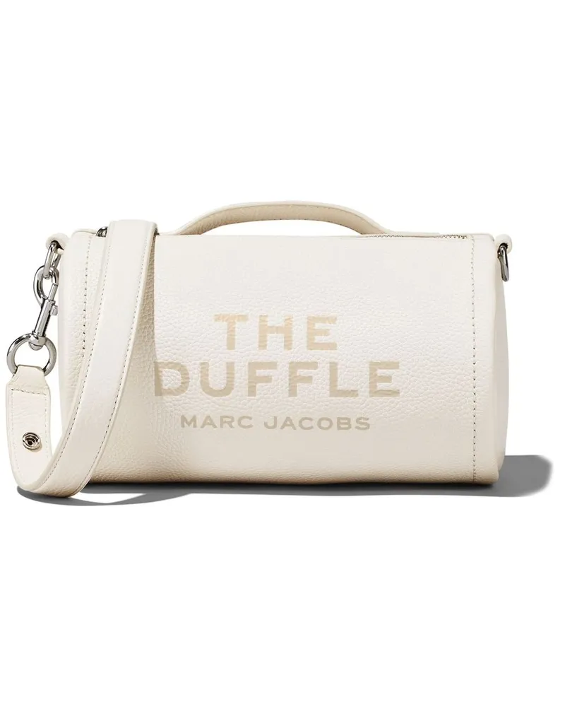 Marc Jacobs The Duffle Reisetasche aus Leder Weiß