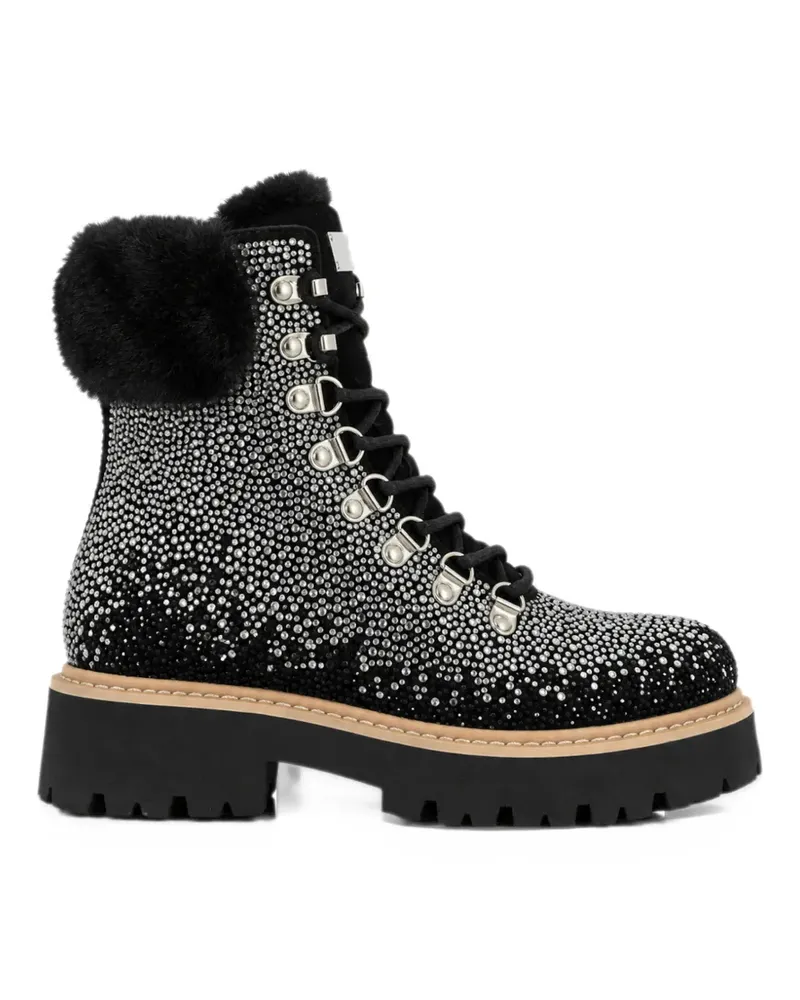 Philipp Plein Stiefel mit Kristallen - Schwarz Schwarz