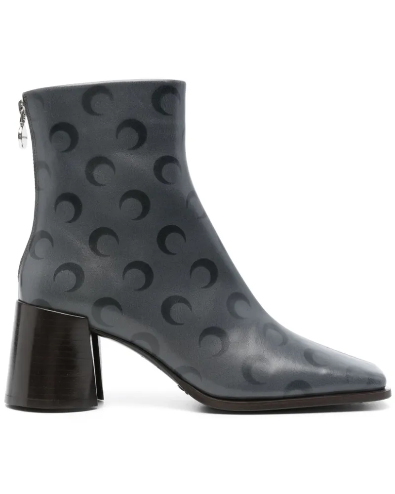 Marine Serre Moon Stiefel 65mm - Grau Grau