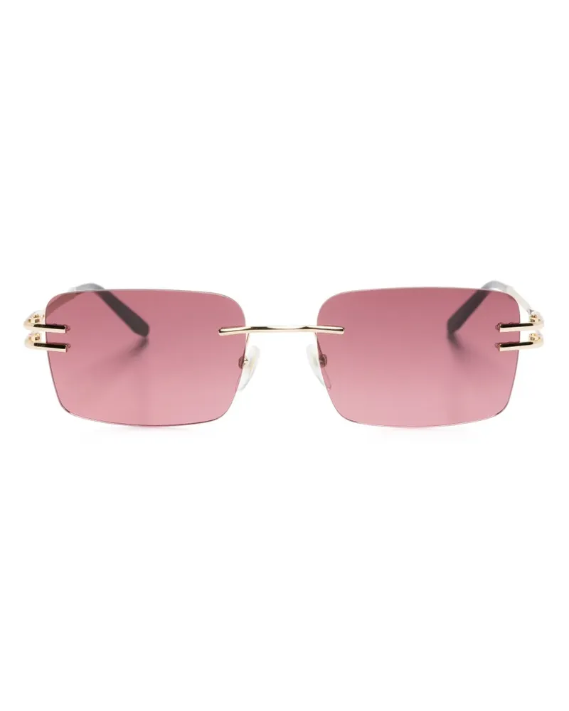 GIGI STUDIOS Ginger Sonnenbrille mit eckigem Gestell - Gold Gold